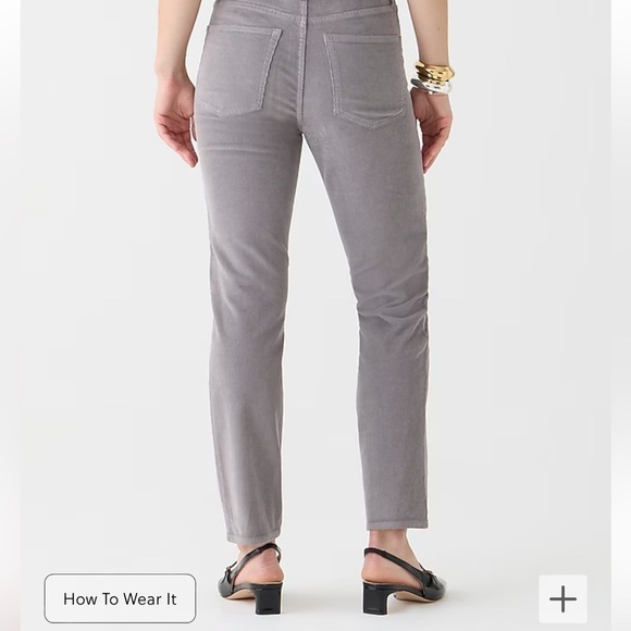 J crew vintage dove Vintage slim-straight corduroy pant - Picture 2 of 4